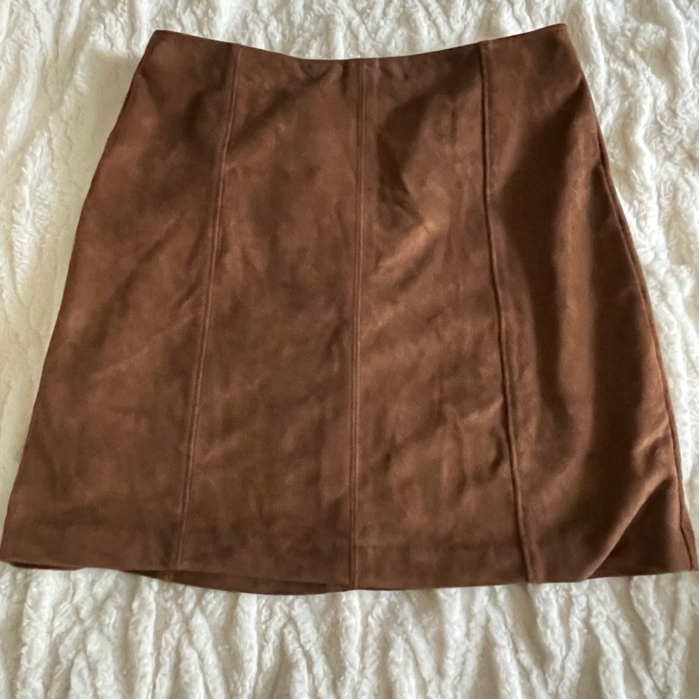 Abercrombie and Fitch XS Vegan Suede Mini Skirt